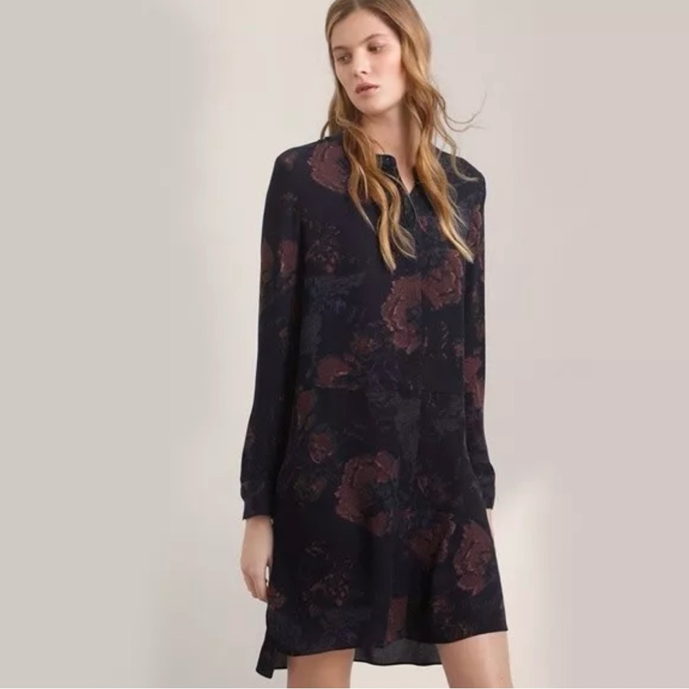 Wilfred by Aritzia Bossut Silk Dress Size Medium - Picture 3 of 11